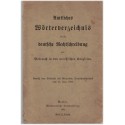 Amtliches Wörterverzeichnis für die deutsche Rechtschreibung, 1903 - vocabulaire juridique allemand