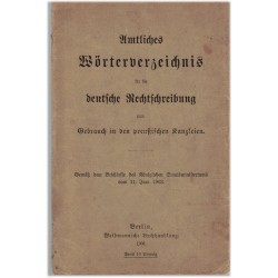 Amtliches Wörterverzeichnis für die deutsche Rechtschreibung, 1903 - vocabulaire juridique allemand, manuels d'allemand