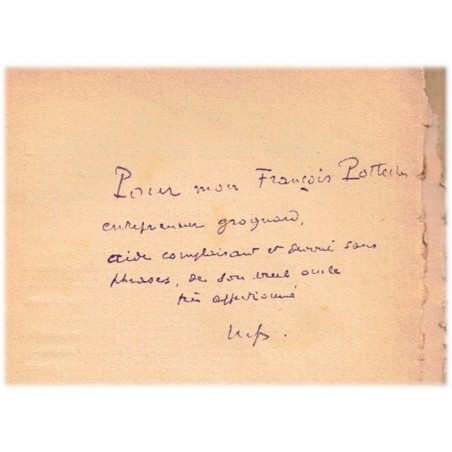 Le secret de la montagne, dédicace Maurice Pottecher, Théâtre lorrain, Théâtre du Peuple Bussang, Vosges