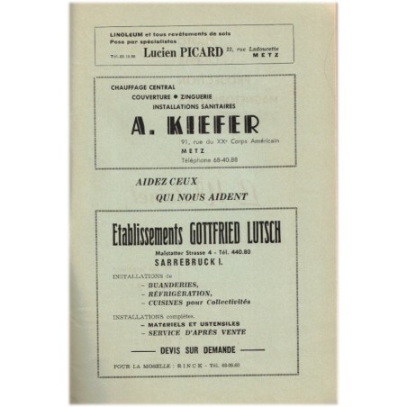 Bulletin de l'Amicale des Anciens élèves du Petit Séminaire de Montigny-lès-Metz, Lorraine avril 1960 - revues écoles
