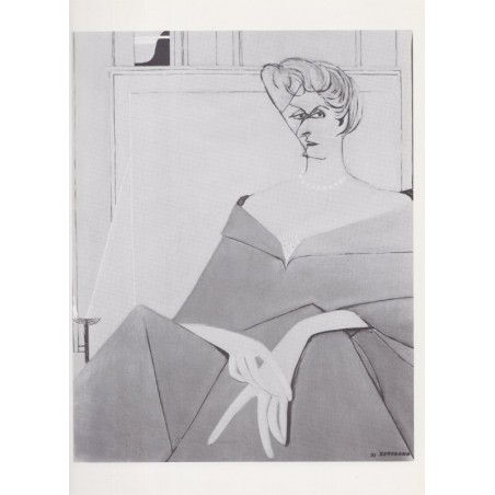 Gaston Bertrand, Portraits, Jean Guiraud, 1977 - art, peintres, art moderne,Belgique