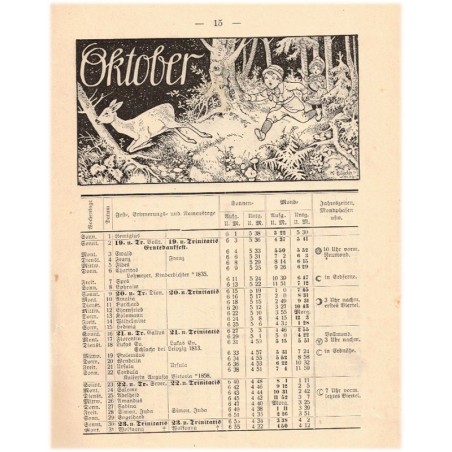 Almanach 1910, Strasbürger's Kinder Kalender 1910, Egon Hugo Strasburger - Märchen 1910