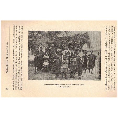Missions africaines Haguenau, Afrikanisches Missions Glöcklein, Februar 1939  - alsatiques, missionnaire Afrique