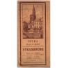 Plan et guide de Strasbourg Istra, 1950 - tramway, commerces strasbourgeois