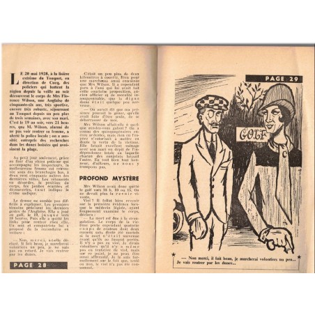 L'enlèvement d'Eric Peugeot, l'assassinat de Mrs Florence Wilson, Crimes et Châtiments, 1960 - Le Touquet, faits-divers,