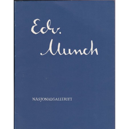 Edvard Munch, Kunstnere I Nasjonalgalleriet Oslo, 1968 - peintres, art, Norvège
