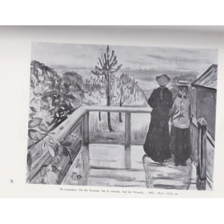 Edvard Munch, Kunstnere I Nasjonalgalleriet Oslo, 1968 - peintres, art, Norvège