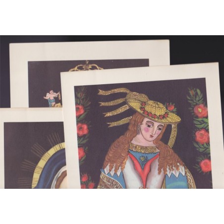 Les naïfs espagnols, Laboratoire Freysse - art, peintres, Espagne, lithographie