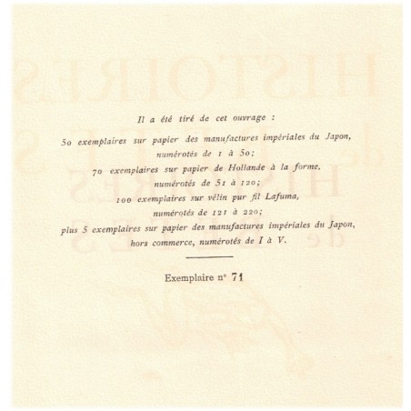 Histoires de bêtes, Louis Pergaud, 1925 - édition numérotée, illustrateur Deluermoz, contes, animaux sauvages