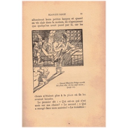 Blanche-Neige et autres contes, les frères Grimm, Jules Bernard, 1928 - contes de Grimm, contes,
