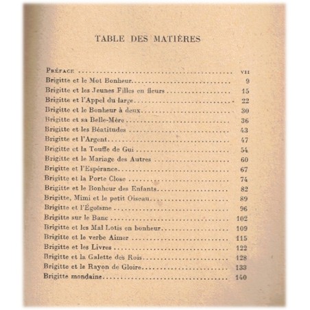 Brigitte et le bonheur des autres, Berthe Bernage, 1946 - instinct maternel, bons sentiments, roman sentimental