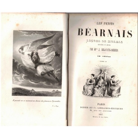 Les petits Béarnais, leçons de morale convenable à la Jeunesse, T2, J. Delafaye-Bréhier, 1857 - aventures jeunesse