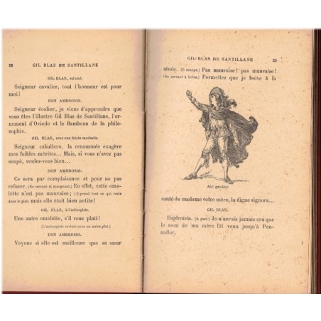 Gil Blas de Santillane, Meryem Cécyl - comédie, théâtre XIXe s., Espagne, aventures jeunesse