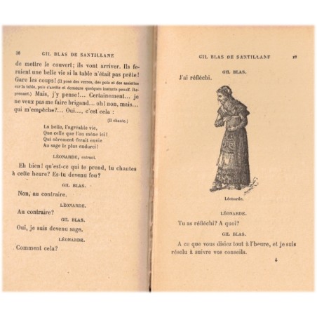 Gil Blas de Santillane, Meryem Cécyl - comédie, théâtre XIXe s., Espagne, aventures jeunesse