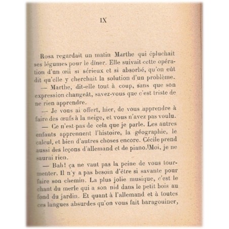 Rosa, Elise de Pressencé, 1910 - histoires pour enfants 1900