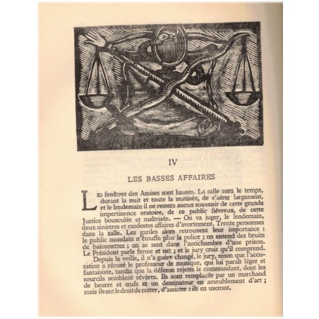 Sa Majesté, L'indienne de Blois, de Pierre Dominique - La Cour d'Assises, de René Benjamin, 1932 - roman