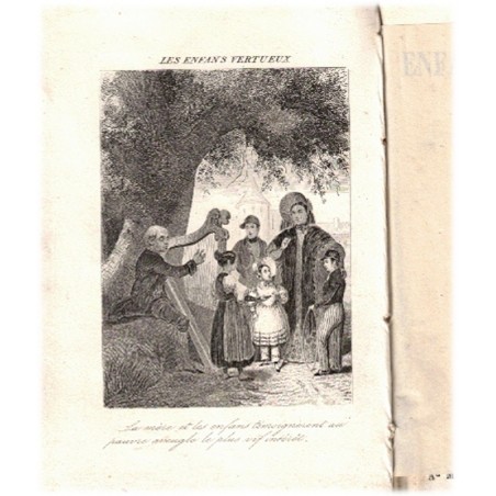 Les enfants vertueux, Louis Friedel, 1847 - enfants début 1800, littérature jeunesse