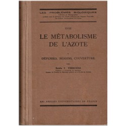 Le métabolisme de l'azote...