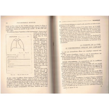 Phtisiologie du médecin praticien, Bariéty et Brouet 1953 - tuberculose, pharmacologie, épidémies, manuels de médecine