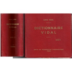 Dictionnaire Vidal 1964, Louis Vidal 1964 - pharmacologie, médecine,
