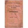 L'externat des hôpitaux de Paris, Anatomie tête cou, XIII crâne face, 1946  - anatomie, manuels de médecine