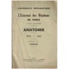 L'externat des hôpitaux de Paris, Anatomie tête cou, XII crâne, 1946  - anatomie, manuels de médecine