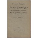 Traitement chirurgical de la ptose gastrique, O. Lambret 1929 - chirurgie gastrique, manuels de médecine, chirurgie