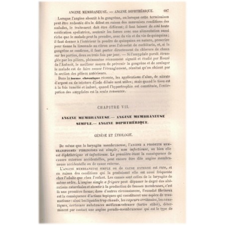 Traité de pathologie interne T2, S. Jaccoud 1883 - symptômes maladie, manuels de médecine