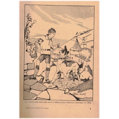 Histoire d'un enfant de troupe Petit-Pierre, Jean de Monthéas, 1930 - Saint-Didier, Auvergne, littérature jeunesse