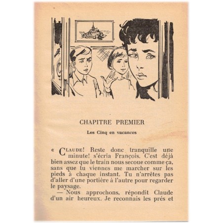 Le club des cinq en embuscade, Enid Blyton, 1967 - collection aventures jeunesse, mystères jeunesse, bibliothèque rose