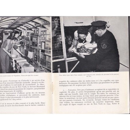 Fournisseurs de zoo, William Bridges, 1957 - animaux sauvages, chasse, zoos,