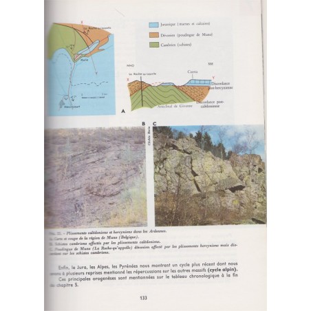 Manuel Sciences Naturelles, classe de 1ère, tome 2 géologie, Borie, Désiré, 1969