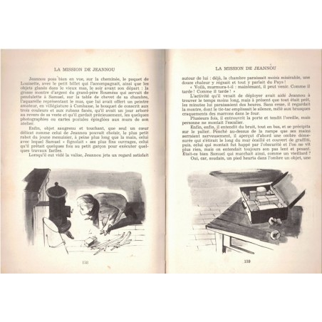 La mission de Jeannou, Lucie Rauzier-Fontayne, 1957 - Collection Idéal bibliothèque, littérature jeunesse, amitié, mystères