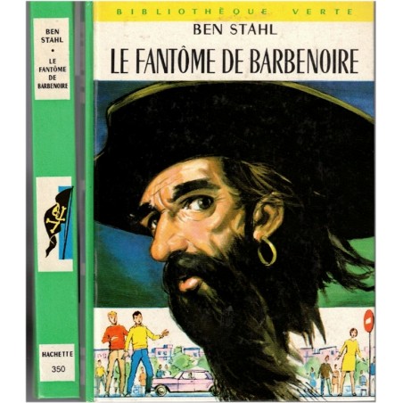 Le fantôme de Barbenoire, Ben Stahl, 1968 - aventures jeunesse, pirates, bibliothèque verte
