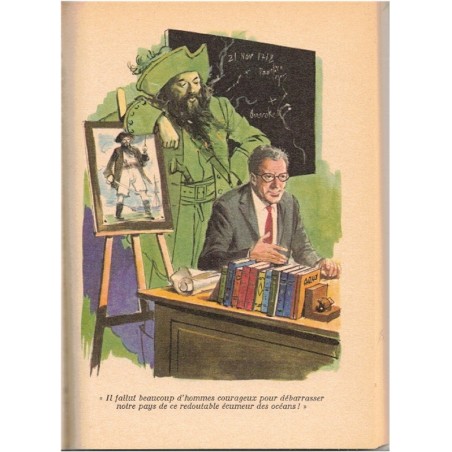 Le fantôme de Barbenoire, Ben Stahl, 1968 - aventures jeunesse, pirates, bibliothèque verte