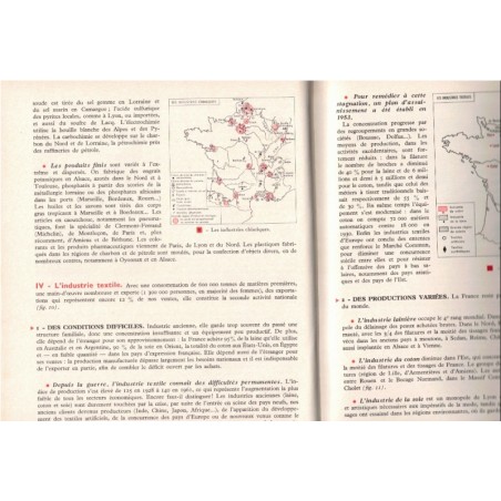 La France et les pays d'expression française, classe de 1ère, Baleste, Fouet, Jeanblanc, Bertrand, 1963 - manuels de géographie