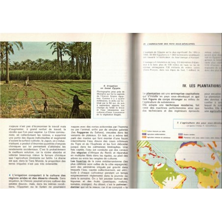 La nature et les hommes, géographie générale, classe de seconde, Boichard, Prévot, 1977 - manuels de géographie