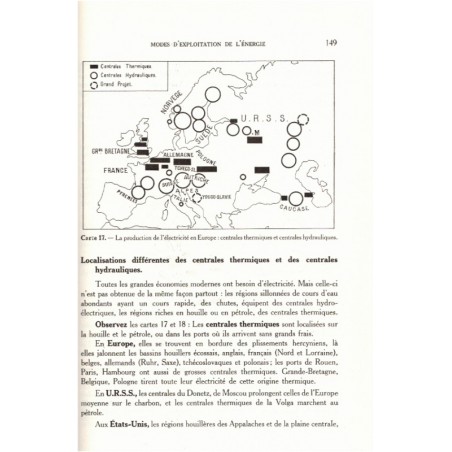 Géographie humaine et économique, enseignement technique, Debesse 1959 - économie 1960, manuels de géographie