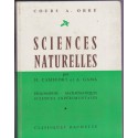 Manuel Sciences Naturelles, Camefort et Gama, Cours Obré, 1959 - biologie, anatomie, physiologie,