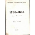 1789-1848, classe de seconde, Tudesq et Rudel, 1968, manuels d'histoire, Révolution, Empire, Restauration, Louis Philippe