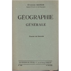 Géographie générale, classe...
