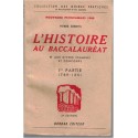 L'histoire au Baccalauréat, 1789 à 1851, Pierre Serryn, 1948 - manuels d'histoire, annales d'histoire
