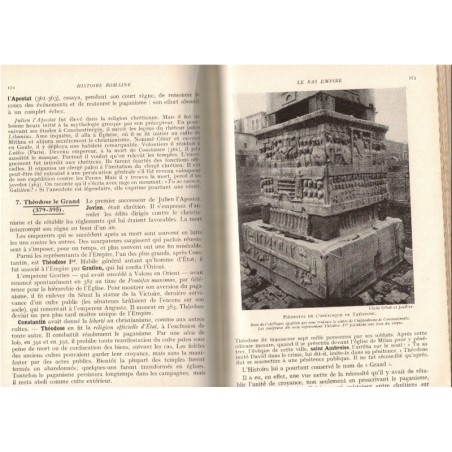 Rome, classe de 5e, Arquillière et Jarry, 1941 - manuels d'histoire, Antiquité, Empire romain, République romaine