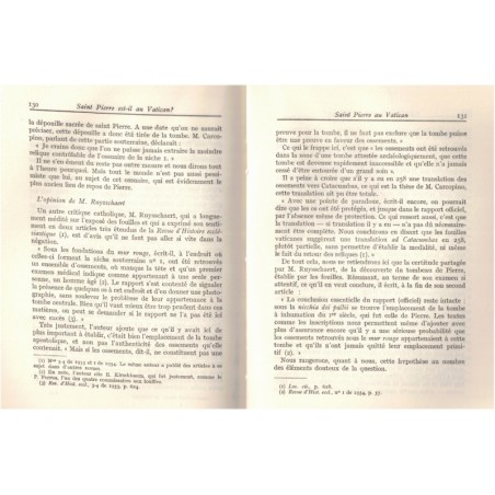 Saint Pierre est-il au Vatican, Nicolas Corte, 1956 - Rome antique, premiers chrétiens, apôtres, religion, Ecclesia