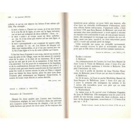 Le Pasteur Oberlin, Loïc Chalmel, 1999 - éducation, enseignement, pédagogie, alsatiques