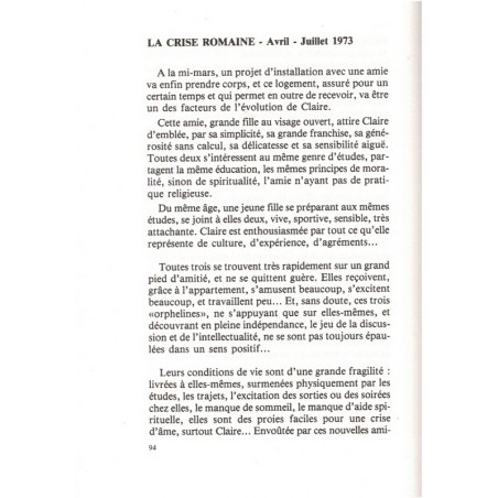 Vivre Dieu dans la joie, Claire de Castelbajac, Lauret 1991 - vocation religieuse, catholicisme, spiritualié