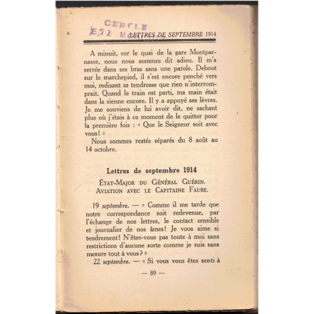 Liens immortels, journal d'Alice Ollé-Laprune, 1940 - mariage chrétien, guerre 1914/18