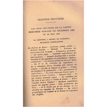 Vie de Sainte Jeanne d'Arc, Monseigneur Touchet, 1920 - histoire XVe siècle, personnage historique,