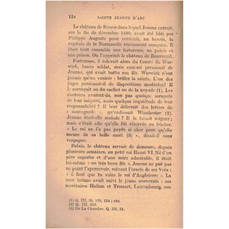 Vie de Sainte Jeanne d'Arc, Monseigneur Touchet, 1920 - histoire XVe siècle, personnage historique,
