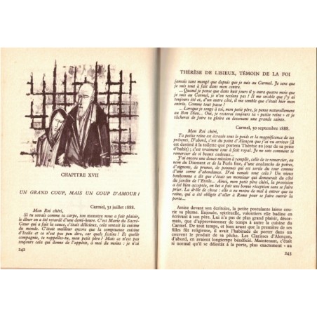 Thérèse de Lisieux, témoin, de la foi, Poinsenet, 1964 - Sainte Thérèse, biographie, vocation religieuse, foi, Carmélites